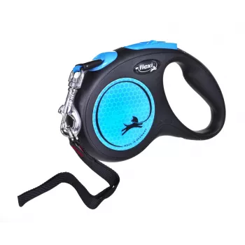 Correa para perros Flexi new Neon S 5 m con recogida automática
