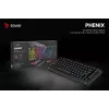 Savio Phenix SAVGK-RED Teclado gaming USB RF Wireless Bluetooth QWERTY