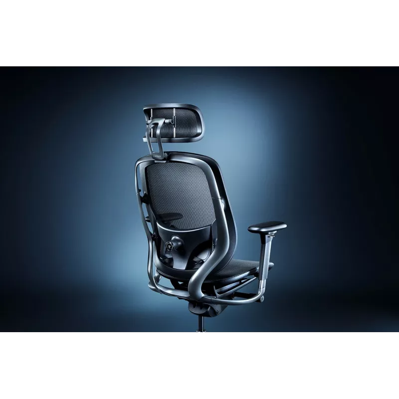 Razer Fujin Pro - Silla - Reposabrazos - Forma de T - Inclinación - Giratoria - Metal, Malla - Negro (RZ38-04940100-R3G1)