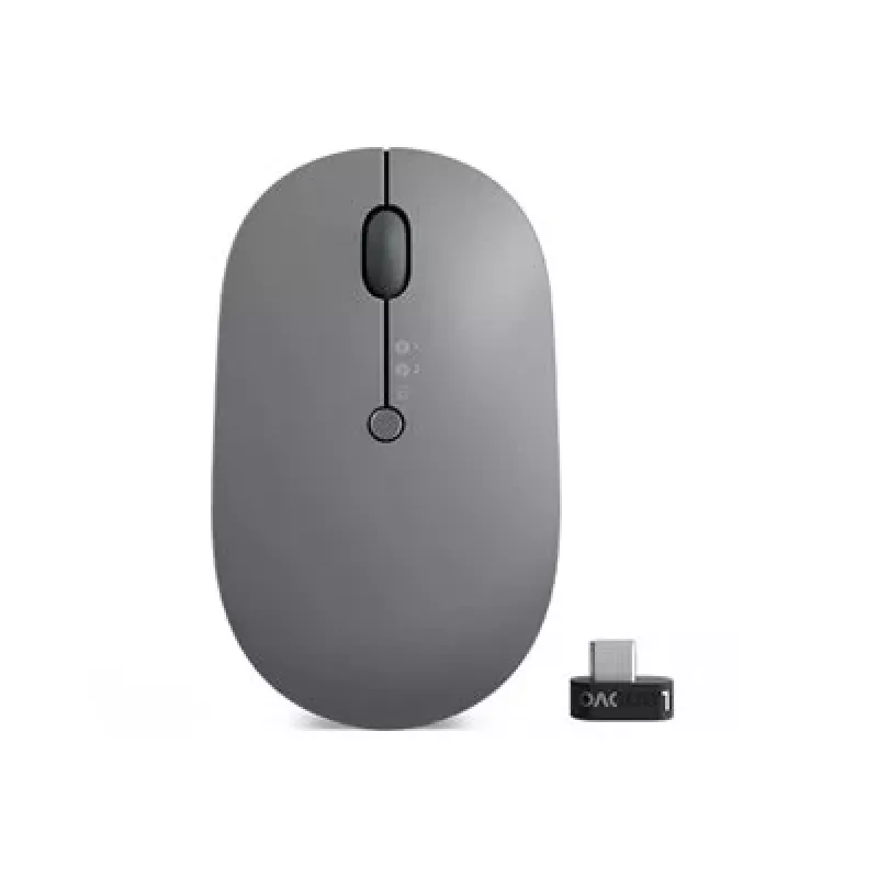 Lenovo Go ratón inalámbrico multidispositivo de oficina ambidiestro RF inalámbrico + Bluetooth + USB Type-A óptico 2400 DPI