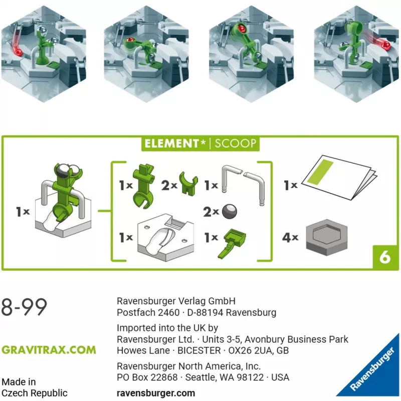 Ravensburger GraviTrax Elemento Scoop accesorio para juguete de actividad (22418)