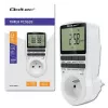 Temporizador electrónico QOLTEC PC0628 con pantalla LCD, cuenta atrás de 24 horas
