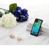Funda para móvil iKins para iPhone 11 Pro Max – diseño nenúfares, negro