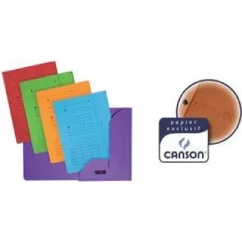 Carpeta clasificadora ELBA ULTIMATE con 2 solapas, A4, rojo, cartón CANSON 240 g/m², solapas preimpresas - pack de 25 (1031100)
