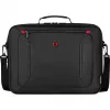 Bolso para portátil Wenger BQ 16 Clamshell — funda negra resistente al agua para portátiles de 16