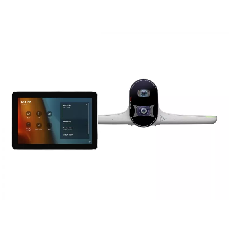 HP Poly Studio Kit para salas grandes para Microsoft Teams con cámara inteligente Studio E70 y controlador GC8, EU (9C946AA)