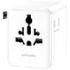 Adaptador de viaje 20W GaN Nomad 2xUSB-C + 1xA