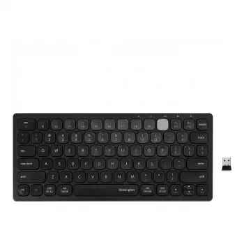 Teclado inalámbrico Kensington K75502DE, Dual Wireless, Multi-Device, negro