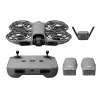 Dron cuadricóptero DJI Neo 2 Fly More Combo — 4 rotores, cámara de 12 MP, vídeo 2688×1512, batería de 1606 mAh, 49 GB de almacenamiento interno, Negro/Gris
