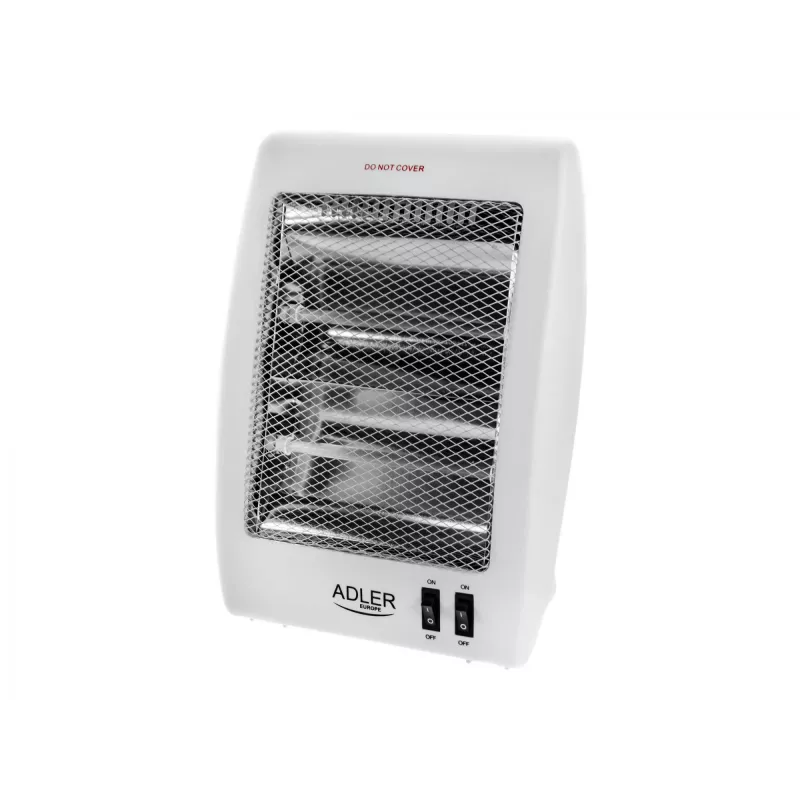 Adler | Calefactor | AD 7709 | Calefactor halógeno | 800 W | Número de niveles de potencia 2 | Blanco