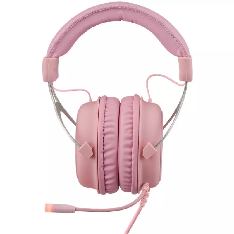 Auriculares y headset Deltaco GAM-030-P con cable diadema Gaming USB Type-A Rosa (GAM-030-P)
