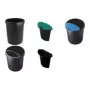 Helit H6106234 papelera redonda plástico azul (H6106234)