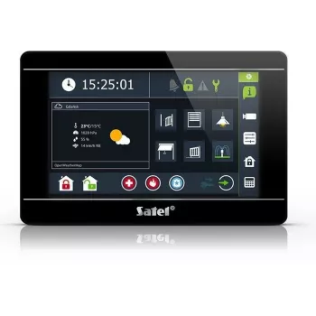 Panel de control táctil SATEL INT-TSI-B panel de pared LCD de 7 pulgadas para sistemas de seguridad