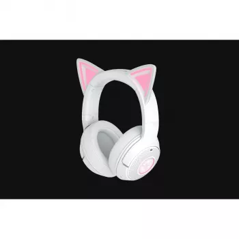 Auriculares gaming inalámbricos Razer Kraken Kitty V2 BT blanco con Bluetooth, THX Spatial Audio, iluminación RGB