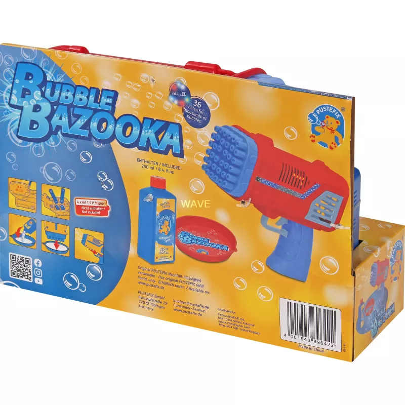 Bubble Bazooka, pompas de jabón