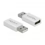 Adaptador USB 2.0 DeLOCK 66530 Type-A macho a hembra bloqueador de datos