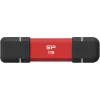 Memoria USB Silicon Power DS72 1 TB USB Type-A / USB Type-C 3.2 Gen 2 (3.1 Gen 2) roja (SP001TBUC3S72VPR)