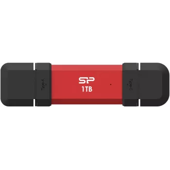 Memoria USB Silicon Power DS72 1 TB USB Type-A / USB Type-C 3.2 Gen 2 (3.1 Gen 2) roja (SP001TBUC3S72VPR)