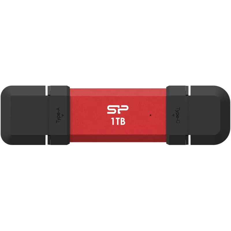 Memoria USB Silicon Power DS72 1 TB USB Type-A / USB Type-C 3.2 Gen 2 (3.1 Gen 2) roja (SP001TBUC3S72VPR)