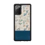 Funda para móvil Man and Wood Galaxy Note 20 — flor azul sobre negro
