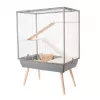 Jaula Zolux Neo Cozy para roedores grandes H80, gris