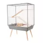 Jaula Zolux Neo Cozy para roedores grandes H80, gris