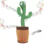 Juguete cactus bailarín Extralink Toys, juguete cantarín para niños LED USB