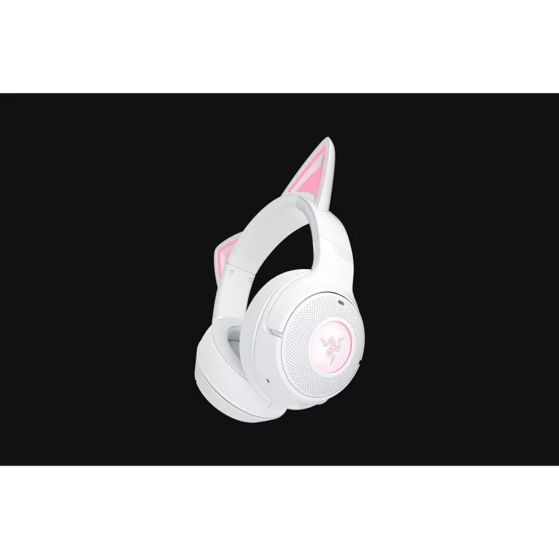 Auriculares gaming inalámbricos Razer Kraken Kitty V2 BT blanco con Bluetooth, THX Spatial Audio, iluminación RGB