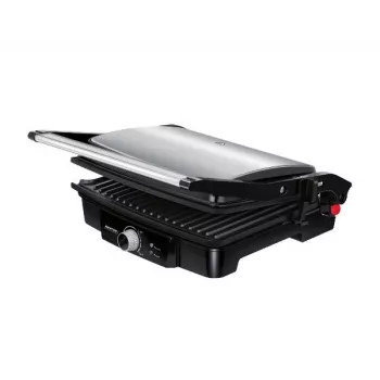 Parrilla de contacto MPM MGR-09M - 2000 W, parrilla para paninis, placa superior ajustable