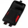 Bolsa de herramientas Knipex Modular Bag 00 19 50 LE negra/roja, vacía, almacenamiento modular para herramientas