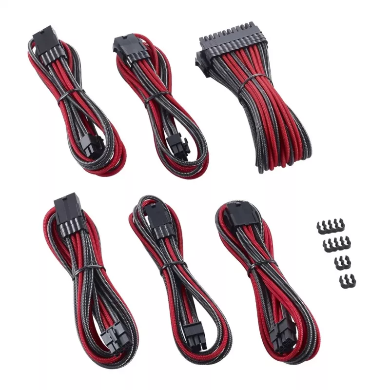Cable de alimentación interno CableMod CM-PCAB-BKIT-NKCR-3PK-R Carbon Red