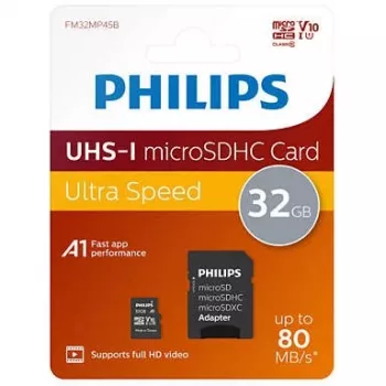 Tarjeta de memoria Philips FM32MP45B/00 32 GB MicroSDXC UHS-I Class 10