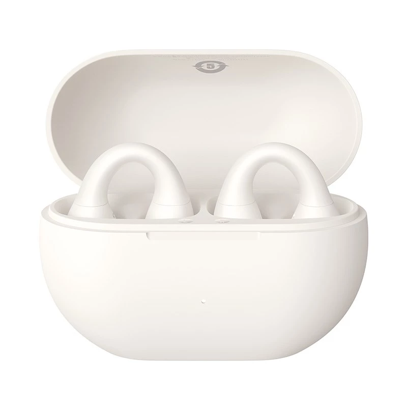 Headset Baseus Bass 15 Clip Open-Ear True Wireless Stereo (TWS) in-ear llamadas/música Bluetooth blanco