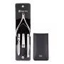 ZWILLING 97438-004-0 Set de manicura de 4 piezas en estuche de piel negro