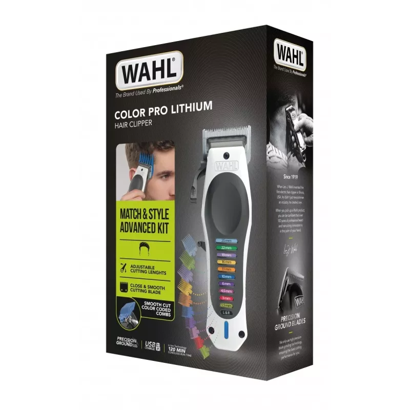 Cortapelos/maquinilla Wahl 3028048 Negro, Blanco 10 ion-litio (Li-Ion)