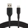 BELKIN CABLE USB PVC USB-A - LIGHTNING, 1M, NEGRO