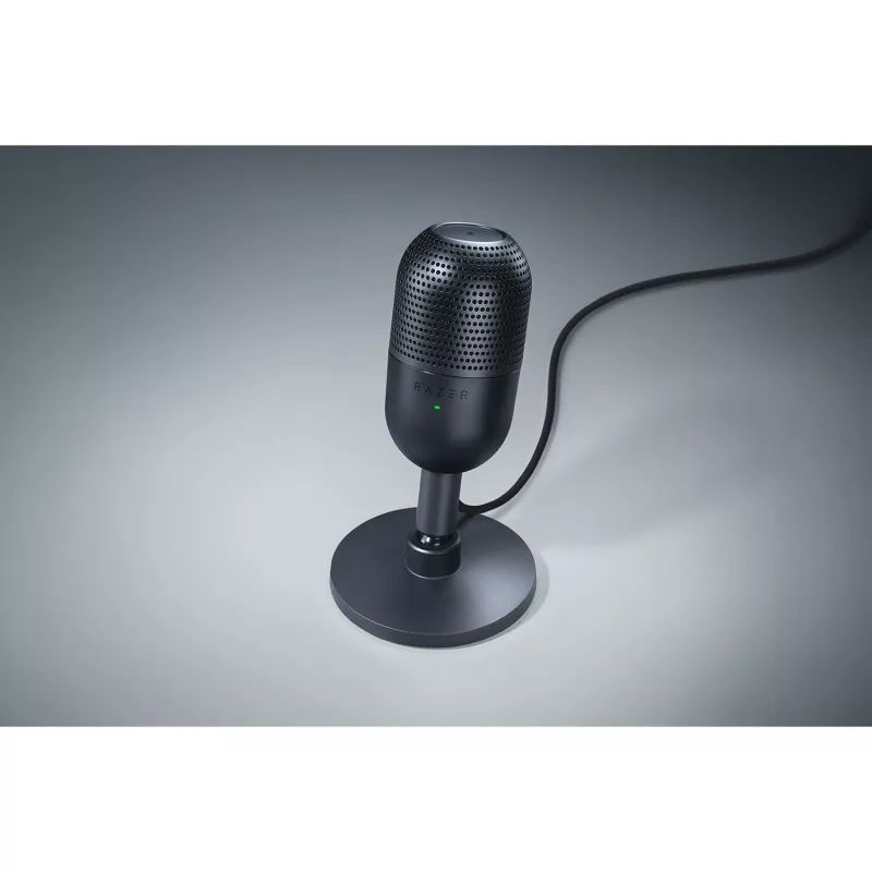 Micrófono de mesa Razer Seiren V3 Mini, USB-C, supercardioide, 20–20000 Hz, 96 kHz, 24-bit, negro