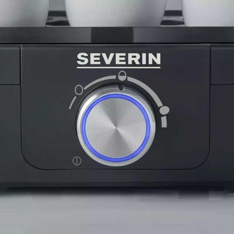 Huevos cocidos Severin 420W, para máx. 6 huevos EK 3166 negro (EK3166)