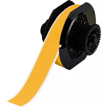 Etiqueta autoadhesiva para impresora Brady B30C-1125-7569-YL, vinilo, amarillo, 2,9 cm de ancho
