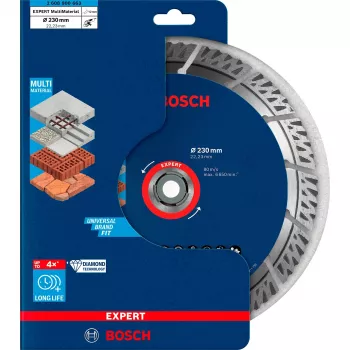 Bosch Expert MultiMaterial disco de corte de diamante, 230 mm, 2608900663