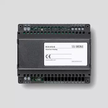 Siedle DCA 612-0 - Negro - Siedle - 100 mA - 0 - 40 °C - CE - 107 mm