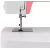 Singer Simple 3210 máquina de coser automática, electromecánica, 10 puntadas, ojal en 4 pasos, brazo libre, 85 W, blanca/rosa