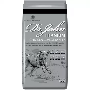 DR JOHN Titanium Chicken - pienso para perros - 15 kg