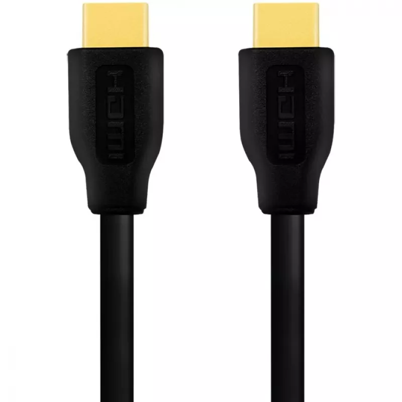 LogiLink CH0100 cable HDMI Premium High Speed con Ethernet, HDMI 2.0 tipo A macho–macho, 4K 60 Hz, 18 Gbit/s, 1 m, negro