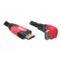 Cable HDMI DeLOCK 3 m HDMI Type-A estándar negro rojo