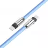 Cable USB-C 2en1 1m azul