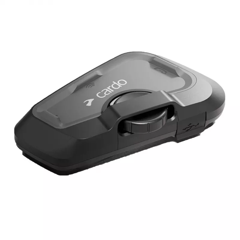 Intercomunicador para moto Cardo FRC4X003 — 4 canales, alcance 1200 m, tiempo de conversación 13 h, Negro