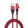 Cable USB 2 en 1 de carga/datos Devia Strom Series 1,2 m — rojo