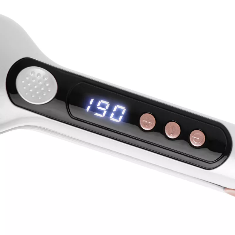 Plancha de pelo Adler AD 2325 — placas de cerámica, 7 niveles de temperatura, 140–220 °C, 120 W, cable de 1,8 m