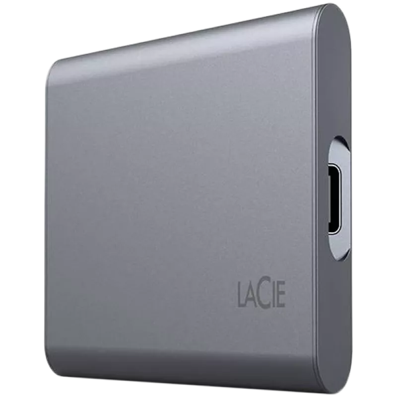 SSD móvil LACIE 500GB Secure USB-C USB 3.0 Space Gray